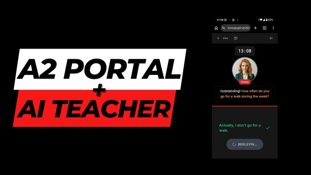 A-2 Seviye Portal Dersi + AI Teacher